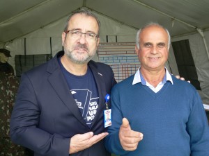 Coronel Piraju Borowski Mendes-POUPEX,Presidente do Legislativo Tadeu Machado