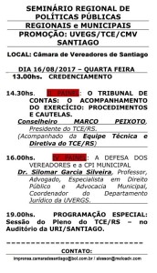 A região está convidada para participar